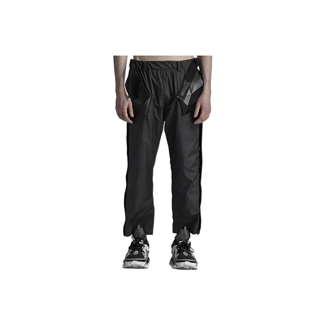 NORVINCY Дышащий Эластичный Пояс Однотонный Пэчворк Повседневные Штаны Унисекс