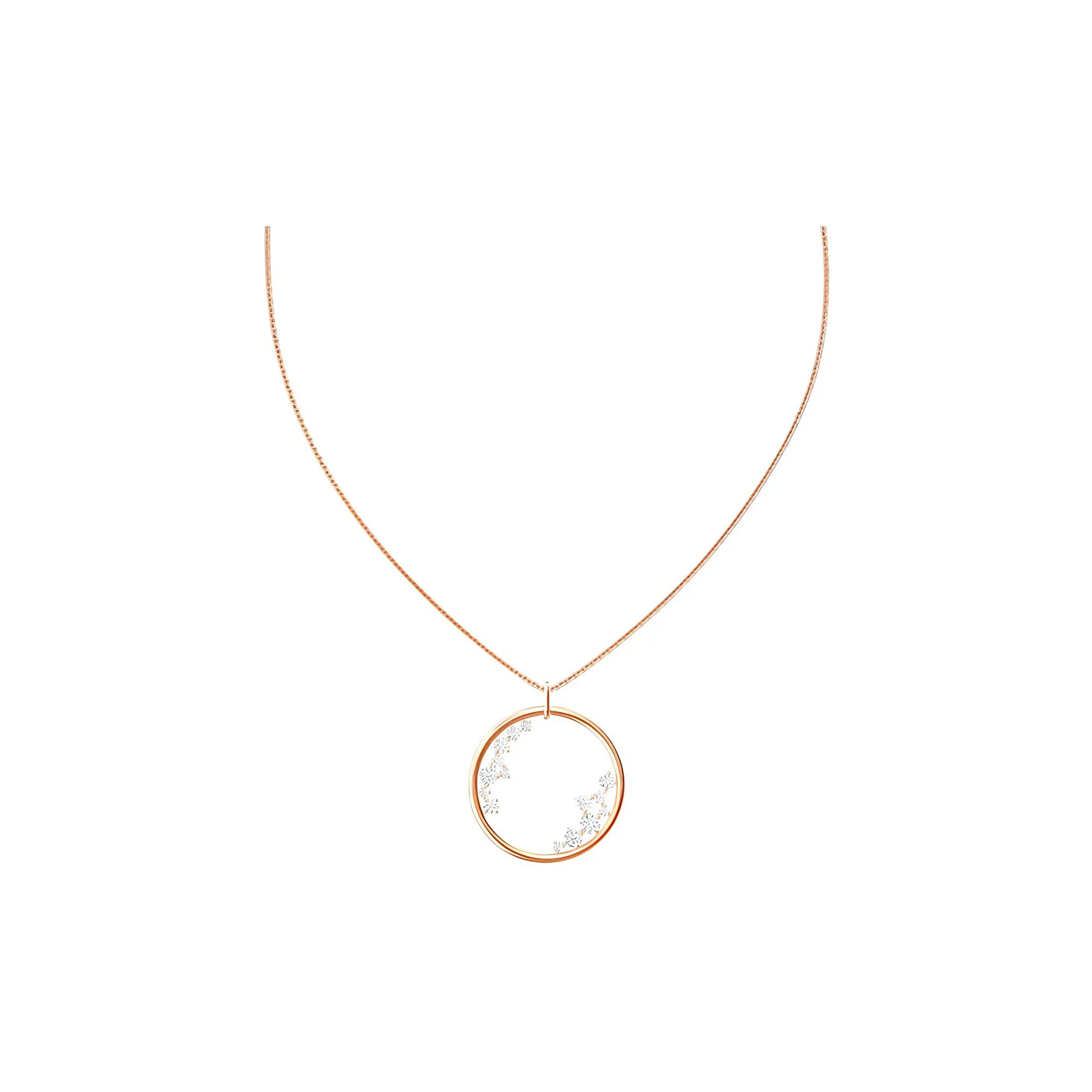 Swarovski NORTH Ожерелья Розовое Золото Покрытие Женские