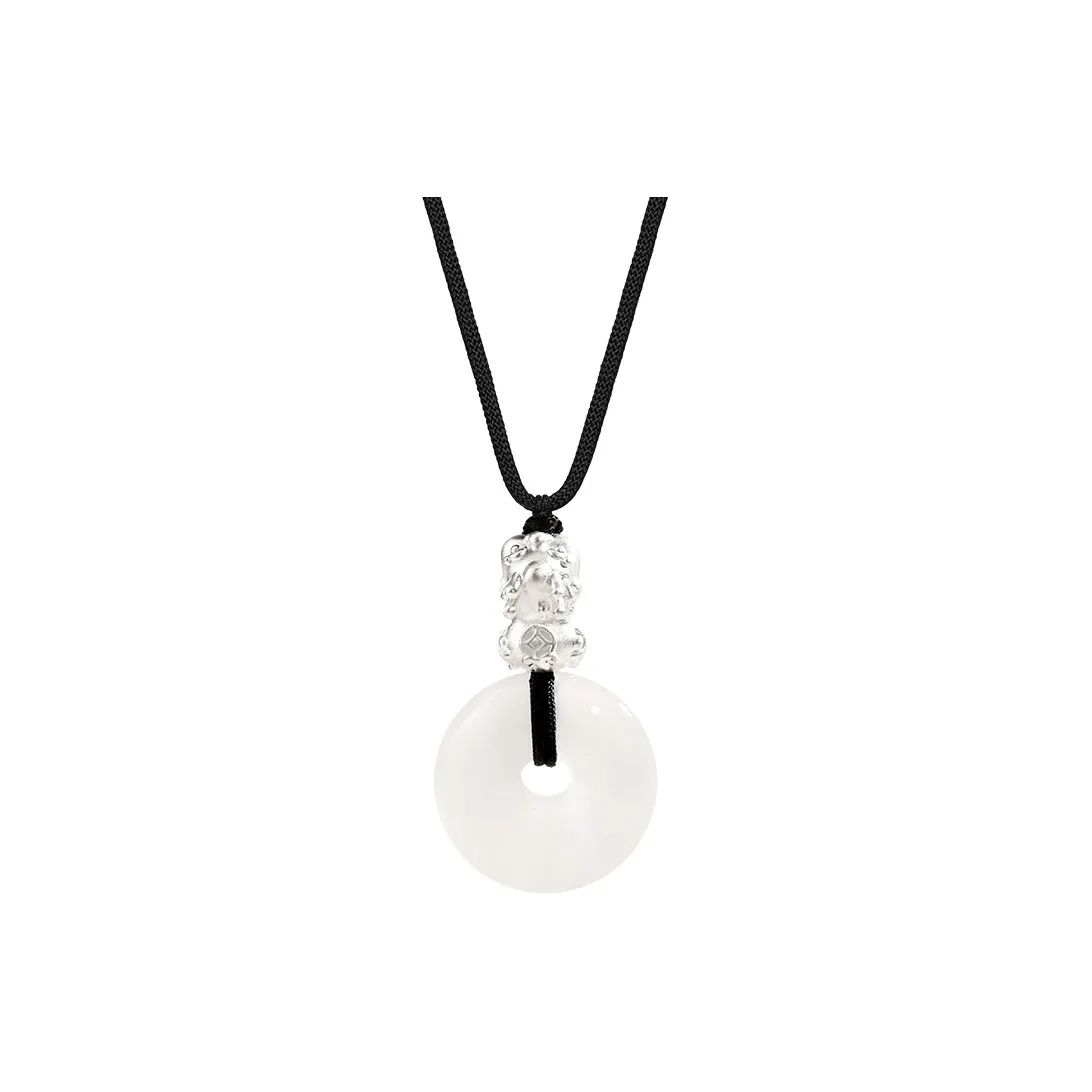 HAPPY ELF Chalcedony Jade Necklaces Unisex