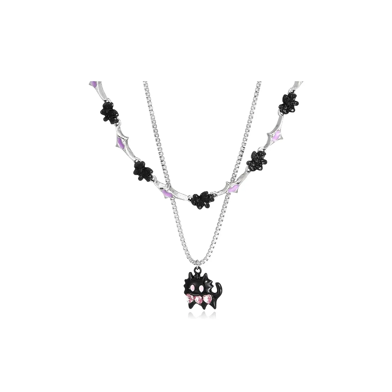 MISS TOOYA Zircon Neck Chain Women's