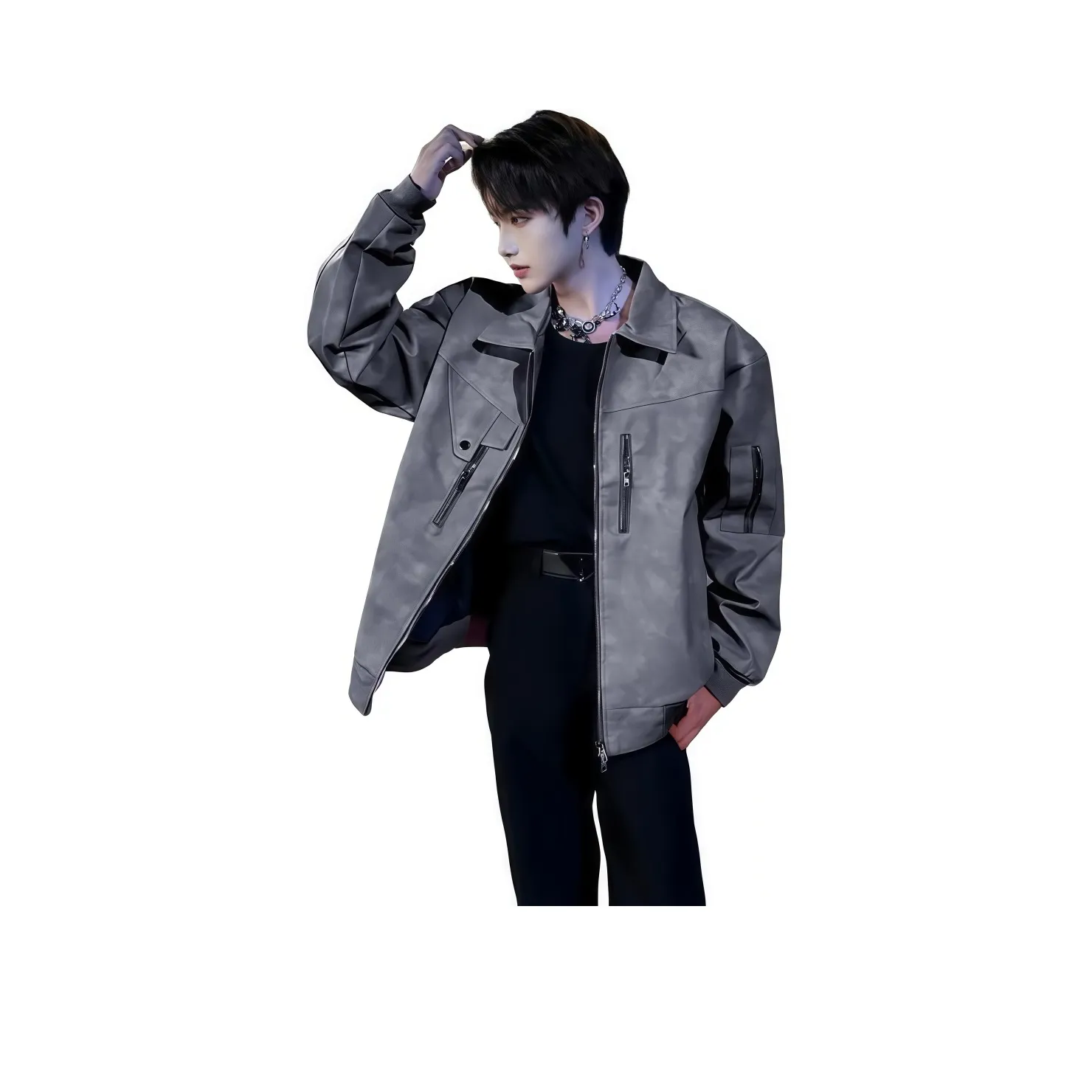 SANTASTIC Кожа Куртка Унисекс