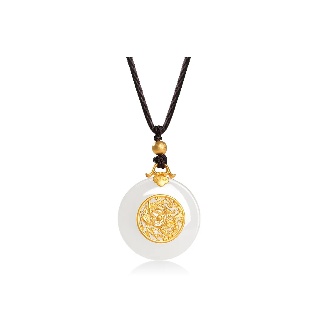 YINXIANGMOU Hetian Jade Necklaces White Jade Women's