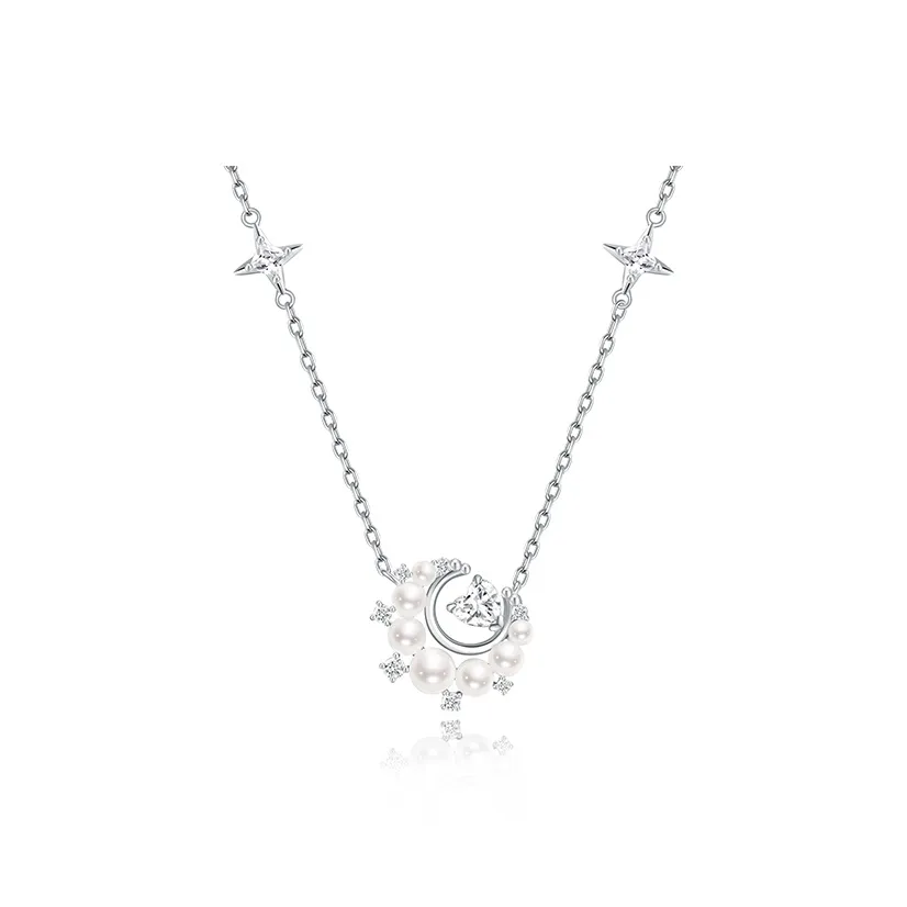 FANCI S925 Silver Necklaces Women's Silver Gold