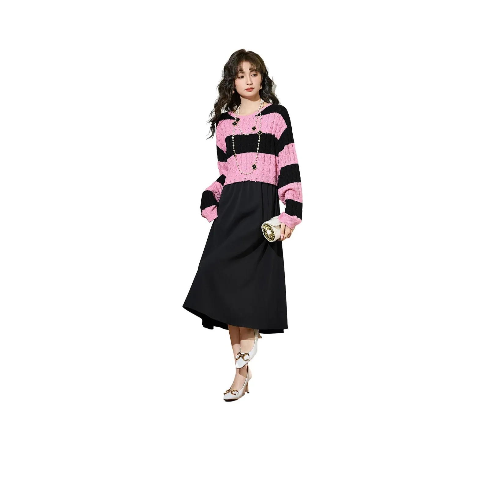 SMEN Комплект с юбкой Женские Малиновый Розовый