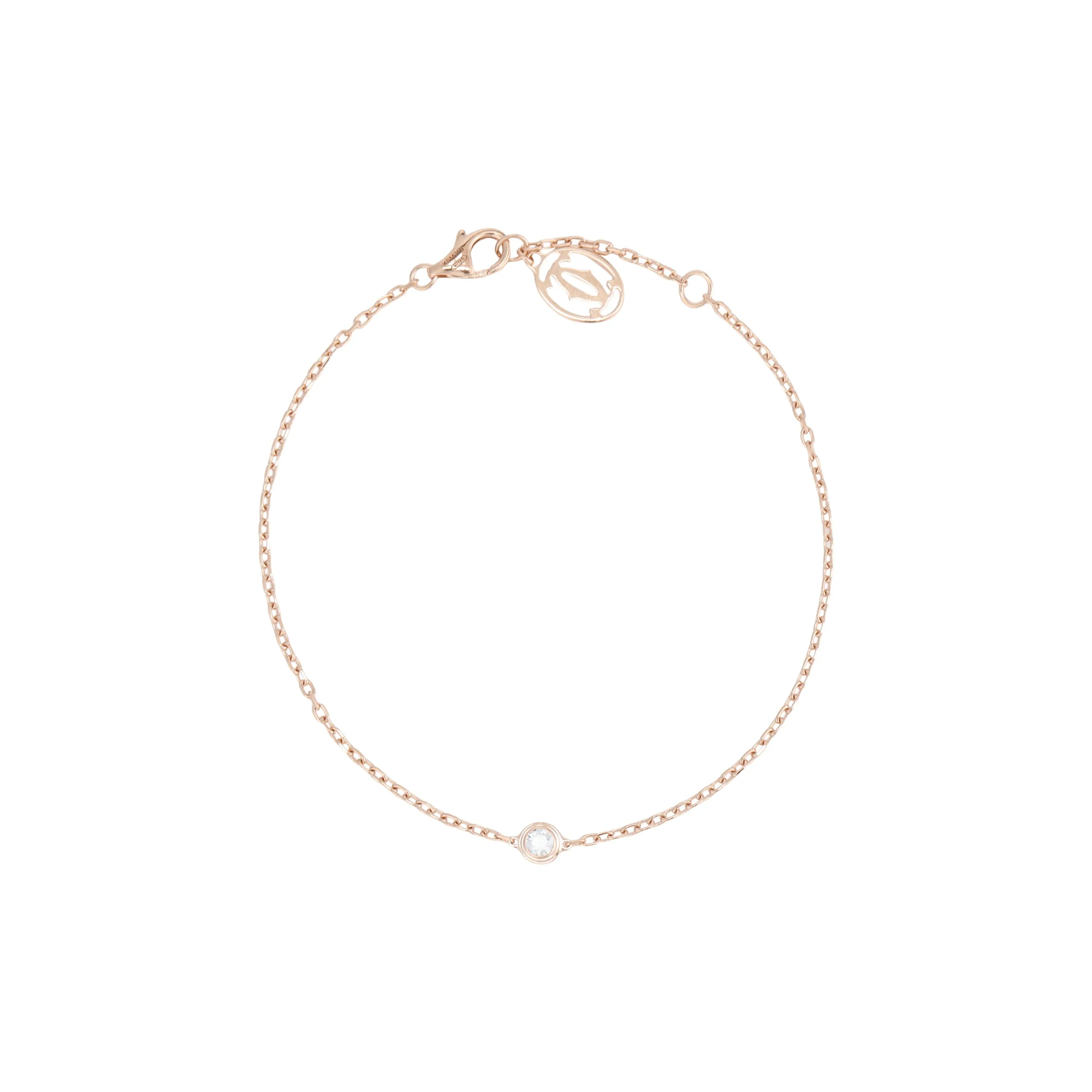 CARTIER 18K Rose Gold Necklaces Women's