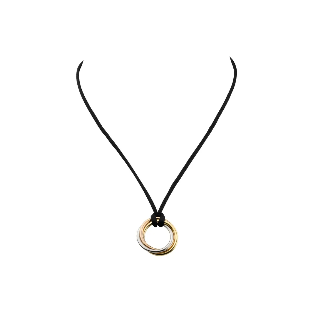 CARTIER Trinity Series Karat Gold Necklaces Women's