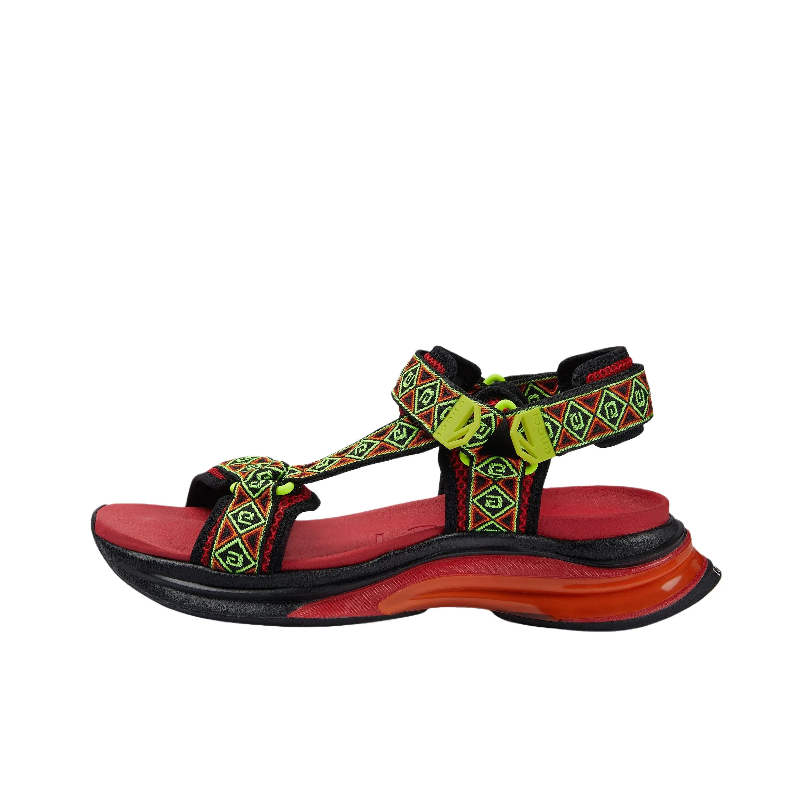GUCCI RUN Beach Sandals Men's Red