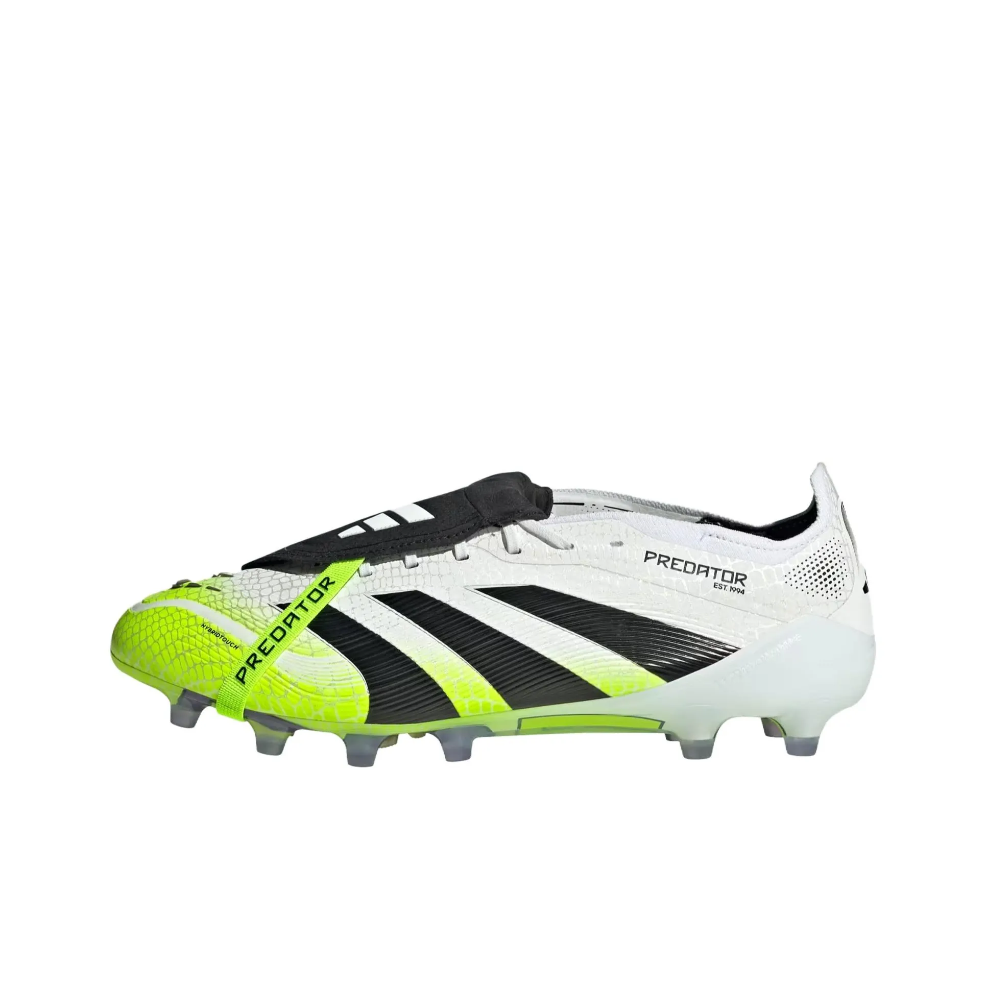 Adidas PREDATOR ELITE Искусственный шип устойчивый к абразиву футбольные бутсы унисекс белый желтый