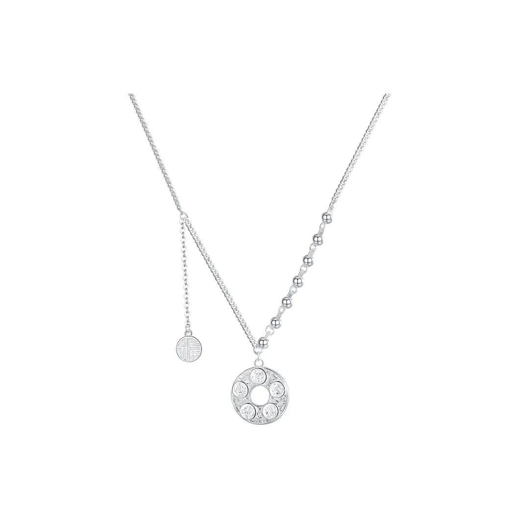 Heart Grass 999 Fine Silver Necklaces Women's