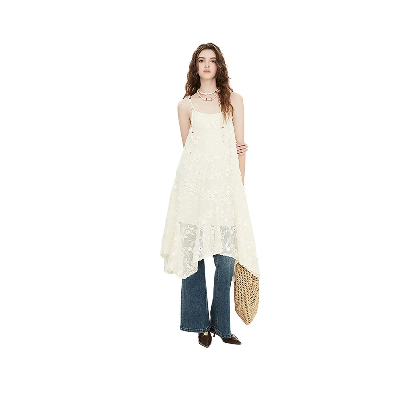 JORYAweekend Slip Платье Женское Бежевый