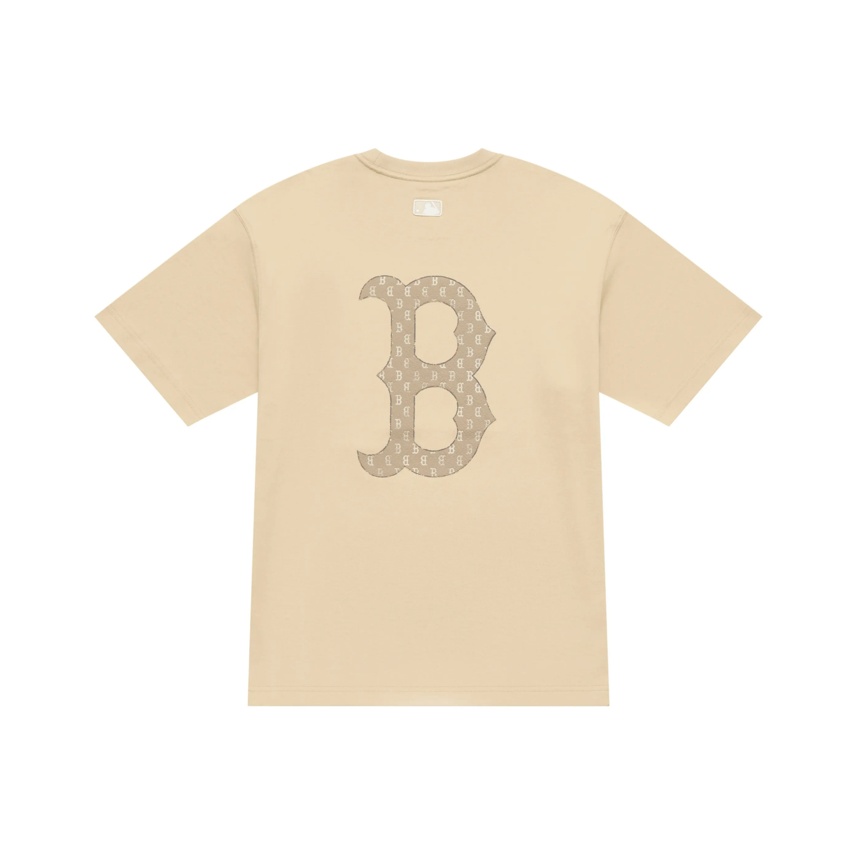 MLB MONOGRAM Коллекция Basic Boston Red Sox FW25 T-рубашка Унисекс Хаки