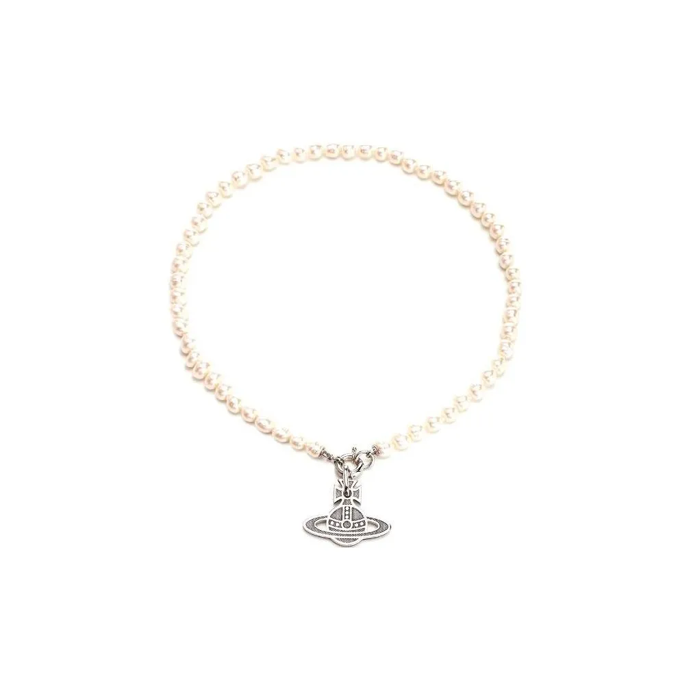 Vivienne Westwood Жемчужные ожерелья Мужской Серебряный