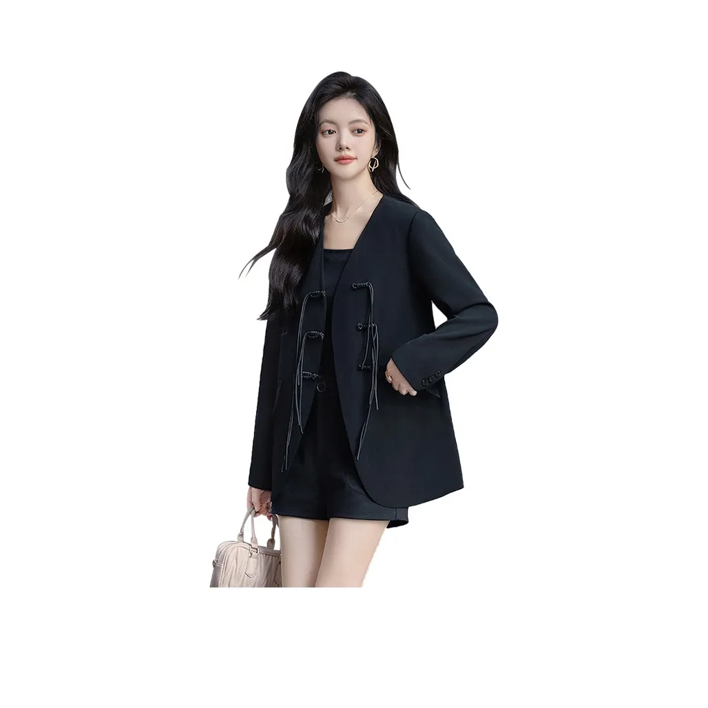 Cypress House Бизнес-костюм женский черный