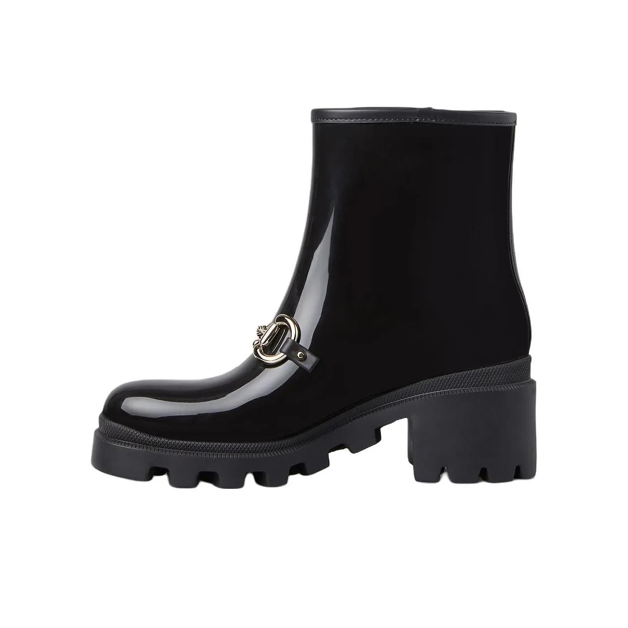 GUCCI Horsebit Women's Ankle Boots Black