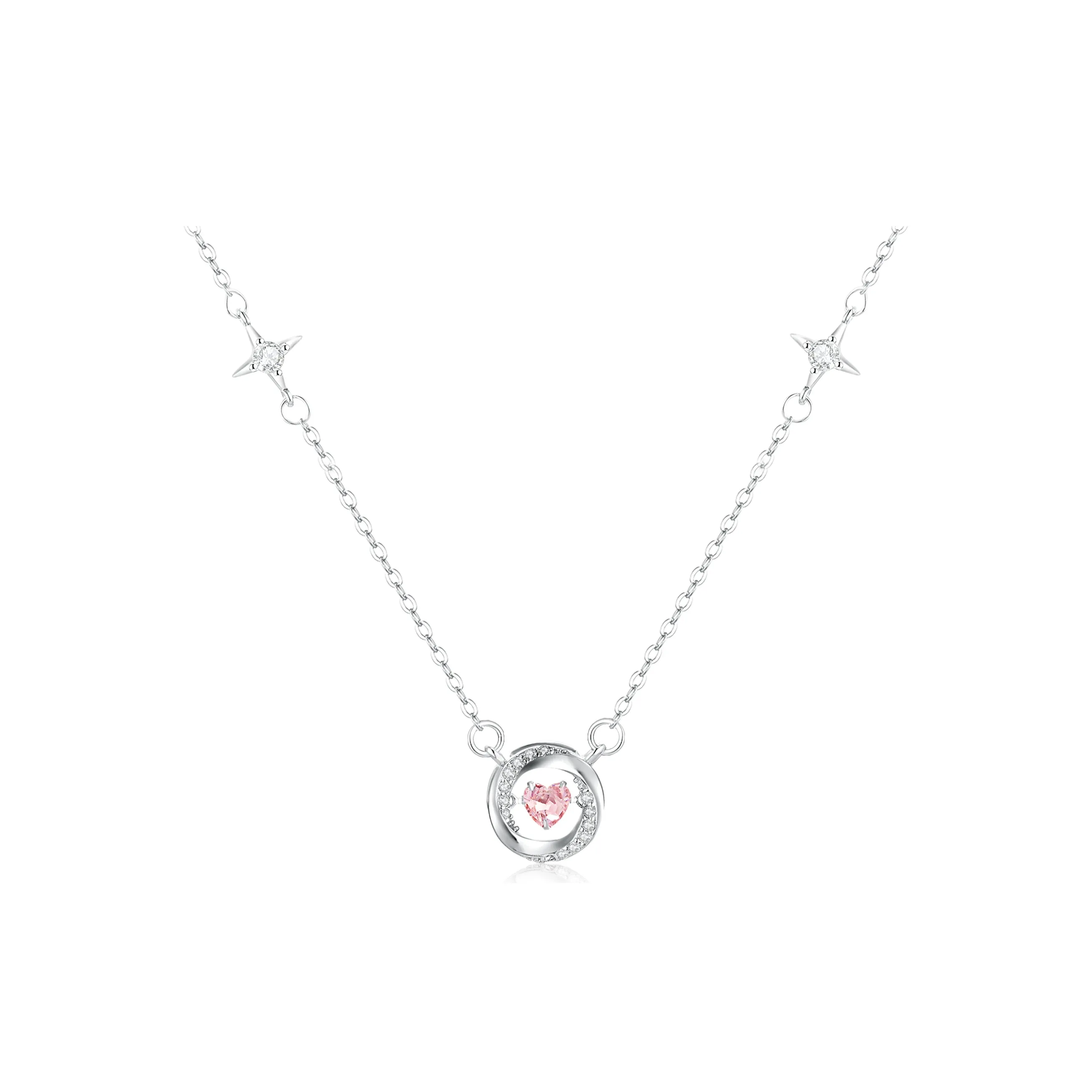 TEEX Сверкающий страз Ожерелья Унисекс