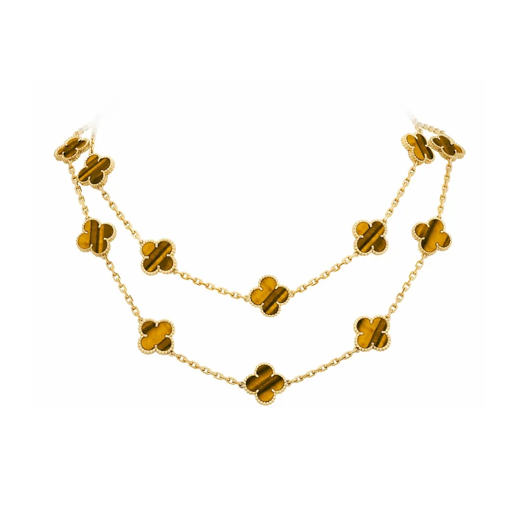 Van Cleef & Arpels Karat Gold Necklaces Women's