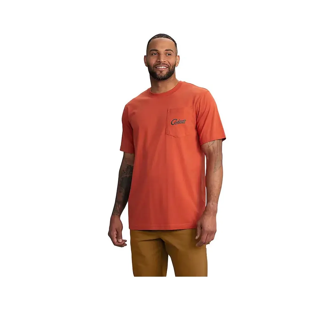 Carhartt 106777 Relaxed Fit Легкий Короткий Рукав Карман T Рубашка Мужская
