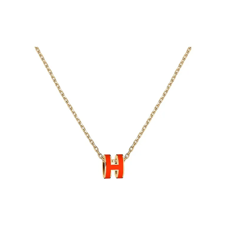 HERMES POP H Collection Metal Necklaces Women's