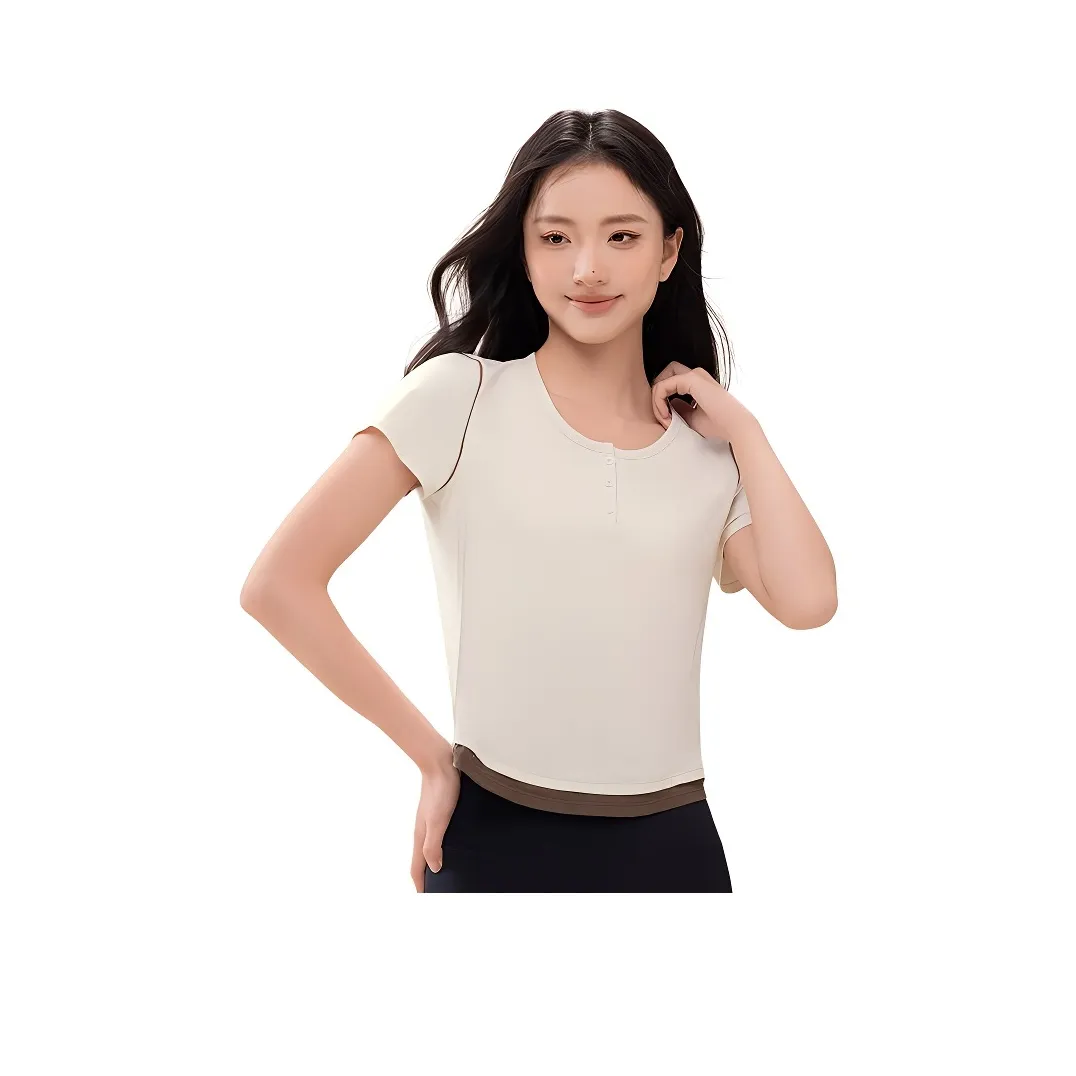 361° Yoga T-Shirt Женская Айвори