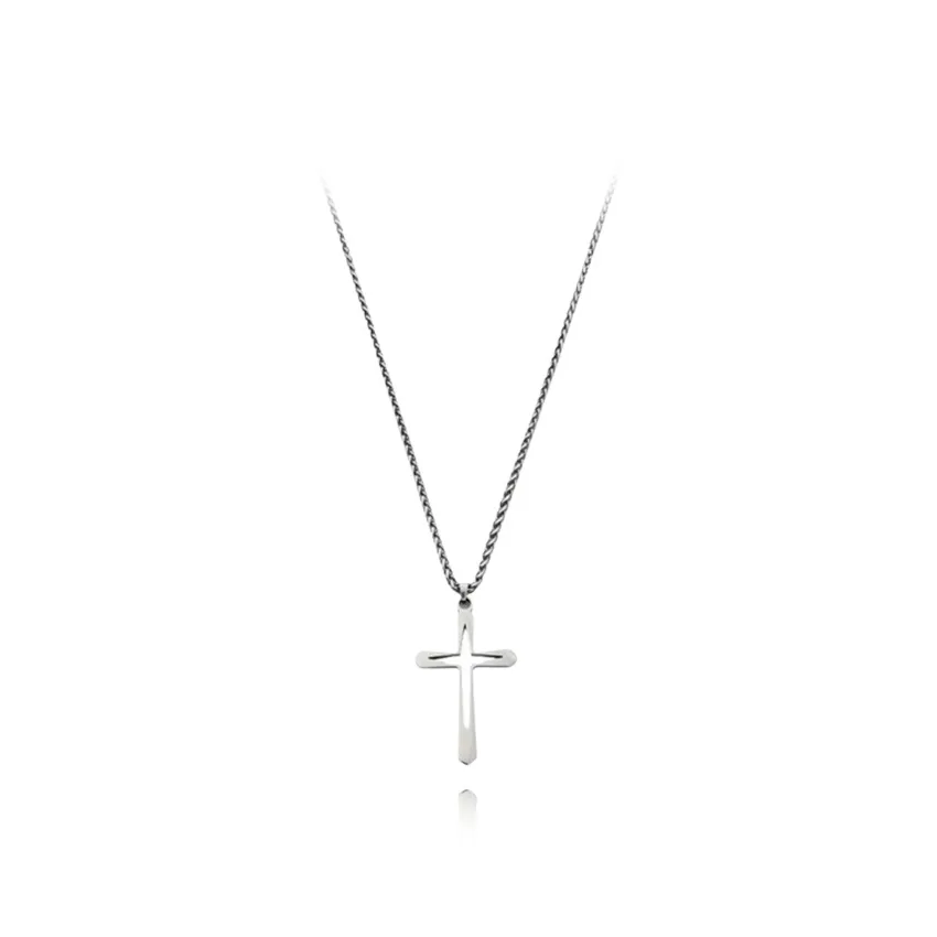 LuluCanaan Титановые стальные ожерелья для мужчин