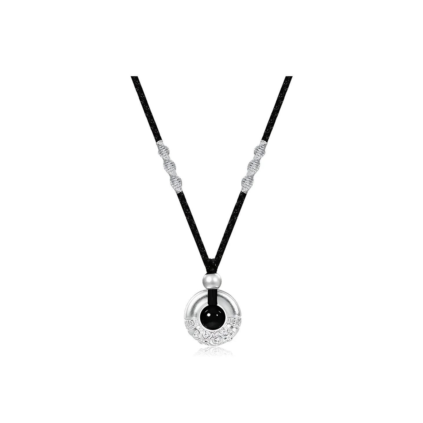 GUDS GAVE Цветное стекло Нефритовые ожерелья Унисекс