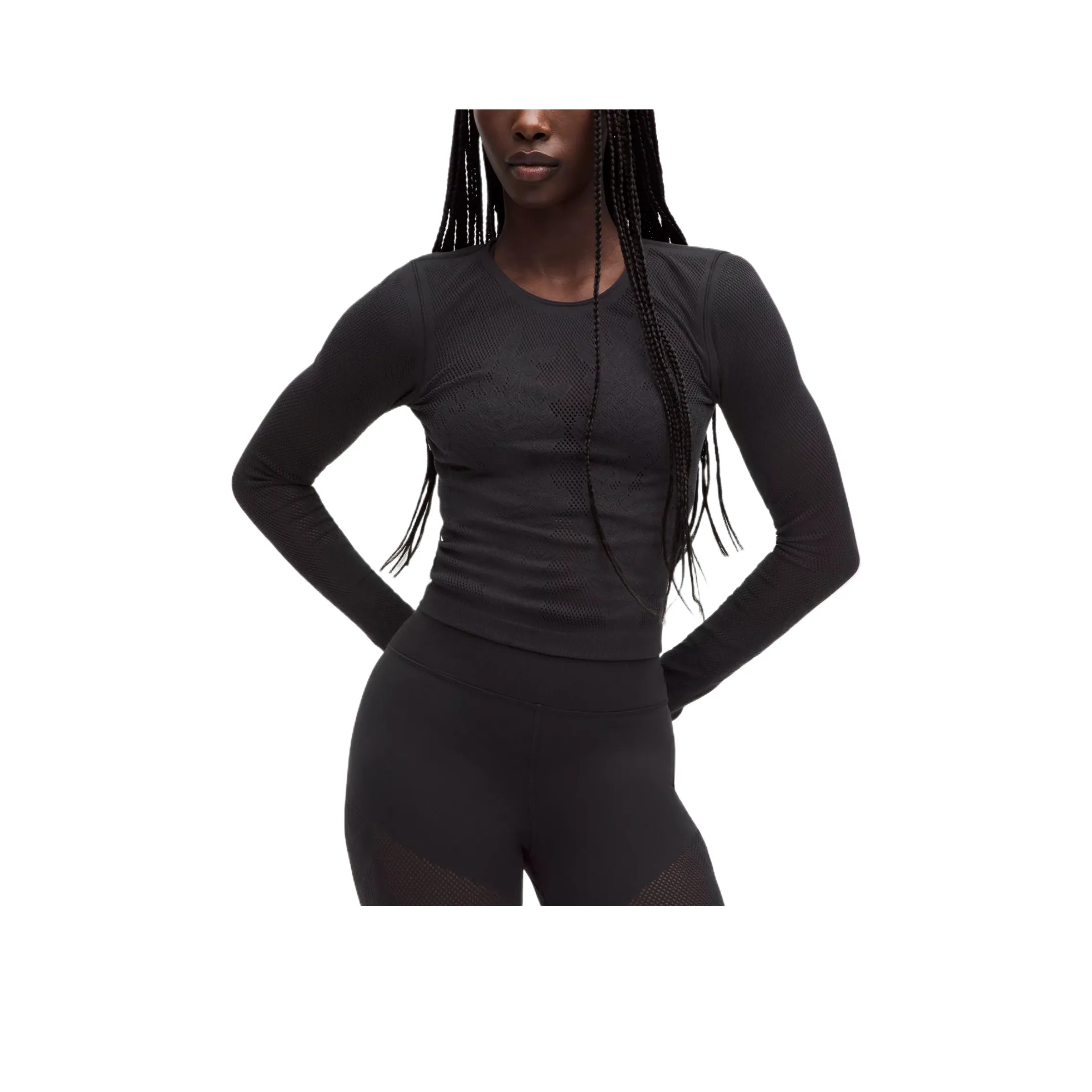 lululemon Длинный рукав Йога T-рубашка Женская