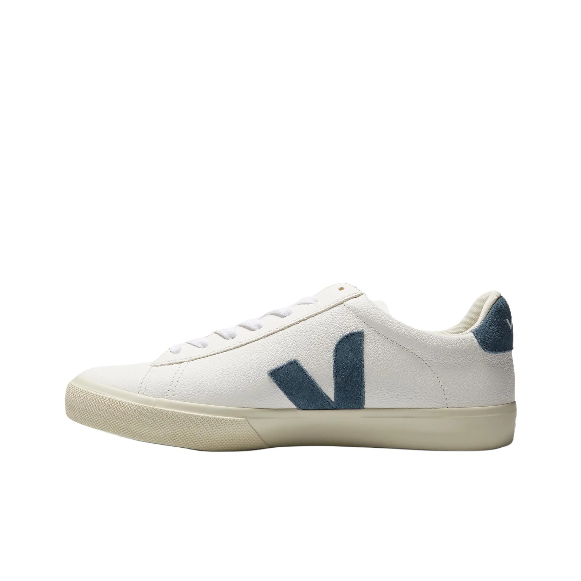 VEJA Campo Chromefree Lace Up Sneakers 'White Blue'