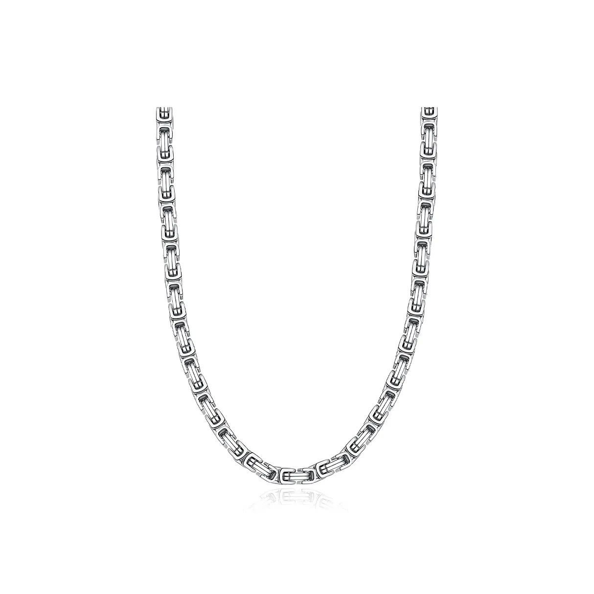 Asia Star Титановые стальные ожерелья для мужчин