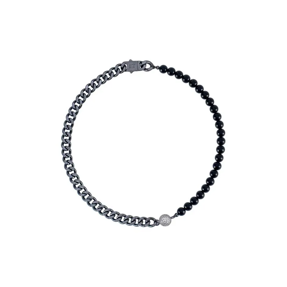 ICEGIANT Титановое стальное ожерелье для мужчин