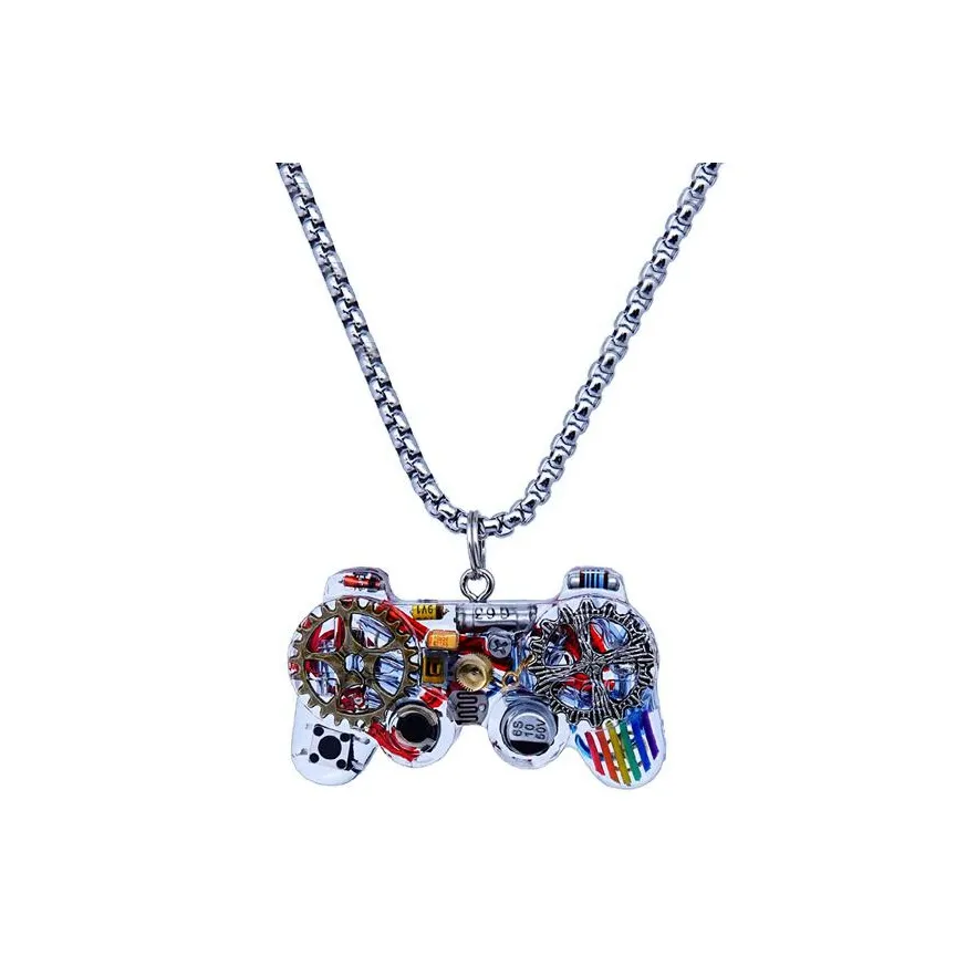 CHRROTA Модный Креативный Электронные Компоненты Смола Ожерелья Унисекс