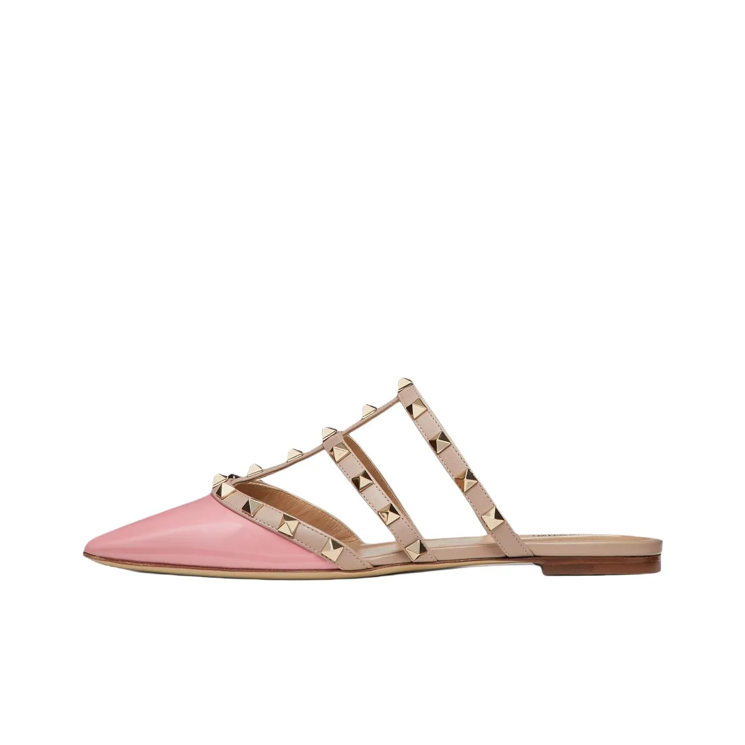 Valentino Garavani Rockstud Patent Leather Mules