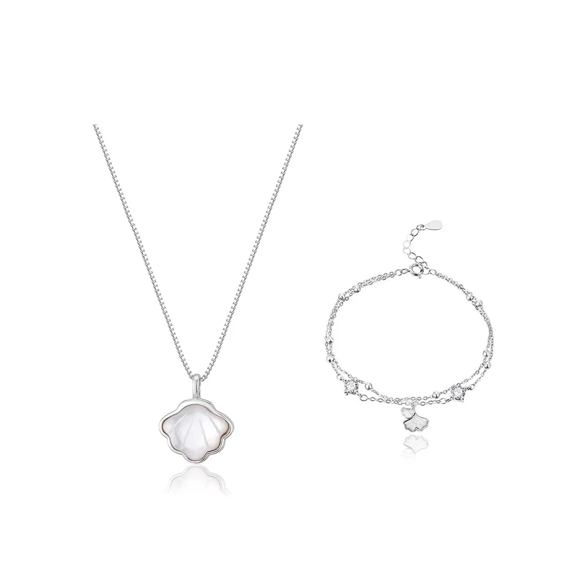 Kelanxi Жемчужная раковина Ожерелья Женские