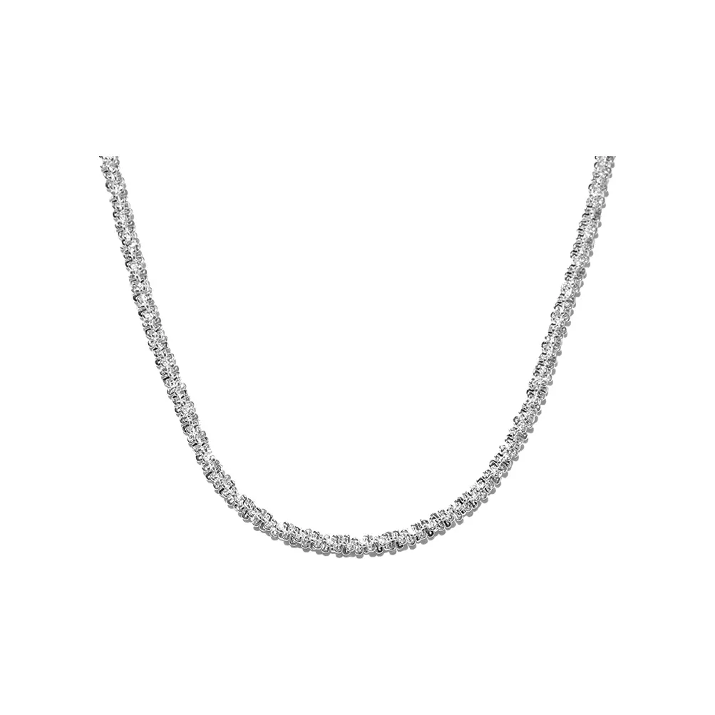 MAGICPOLE Титановые стальные ожерелья мужские серебряные