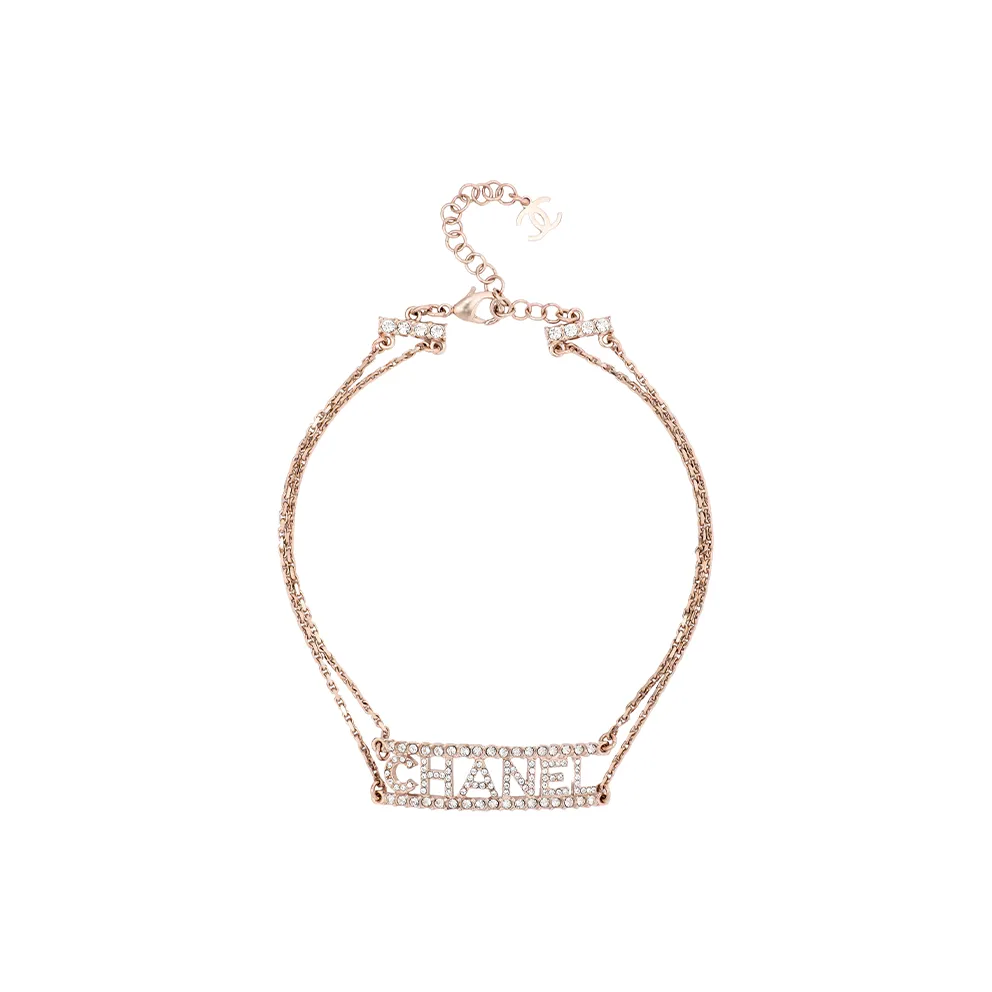 CHANEL Metal Necklaces Women's Gold