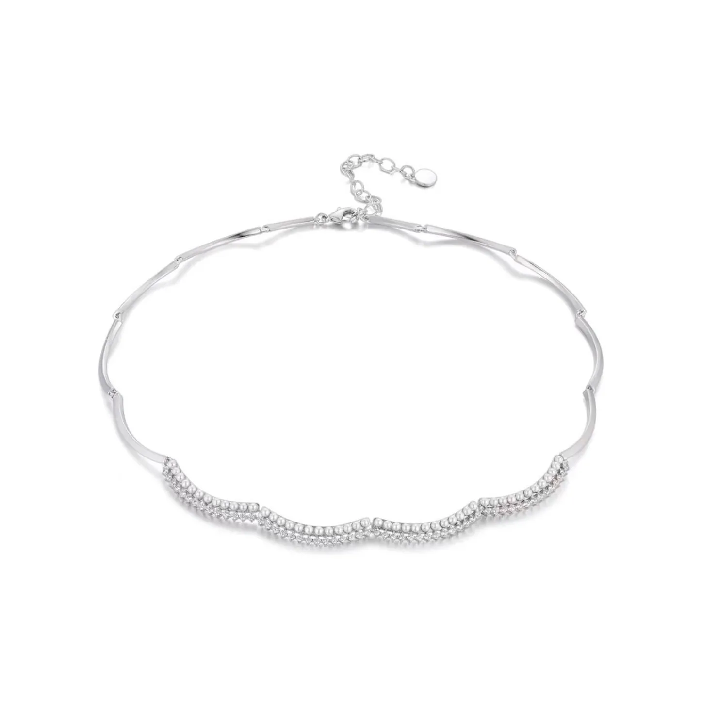 BLINK DAY Медный сплав Циркон Ожерелье Женское