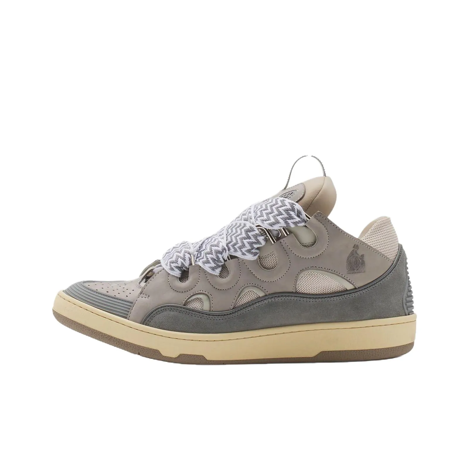 Lanvin Curb Sneaker Grey Ivory