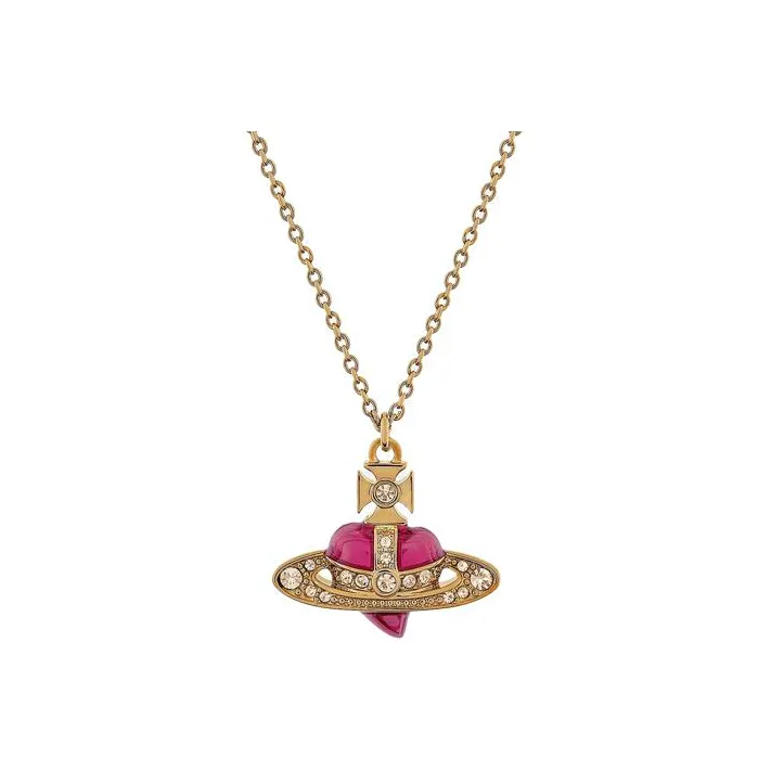 Vivienne Westwood Brass Necklaces Женские Золото Винтаж Розовый