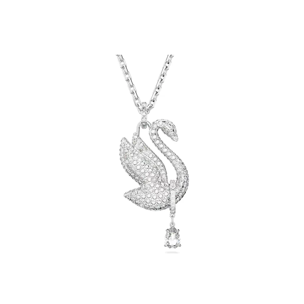 Swarovski Swan Pendant Necklace