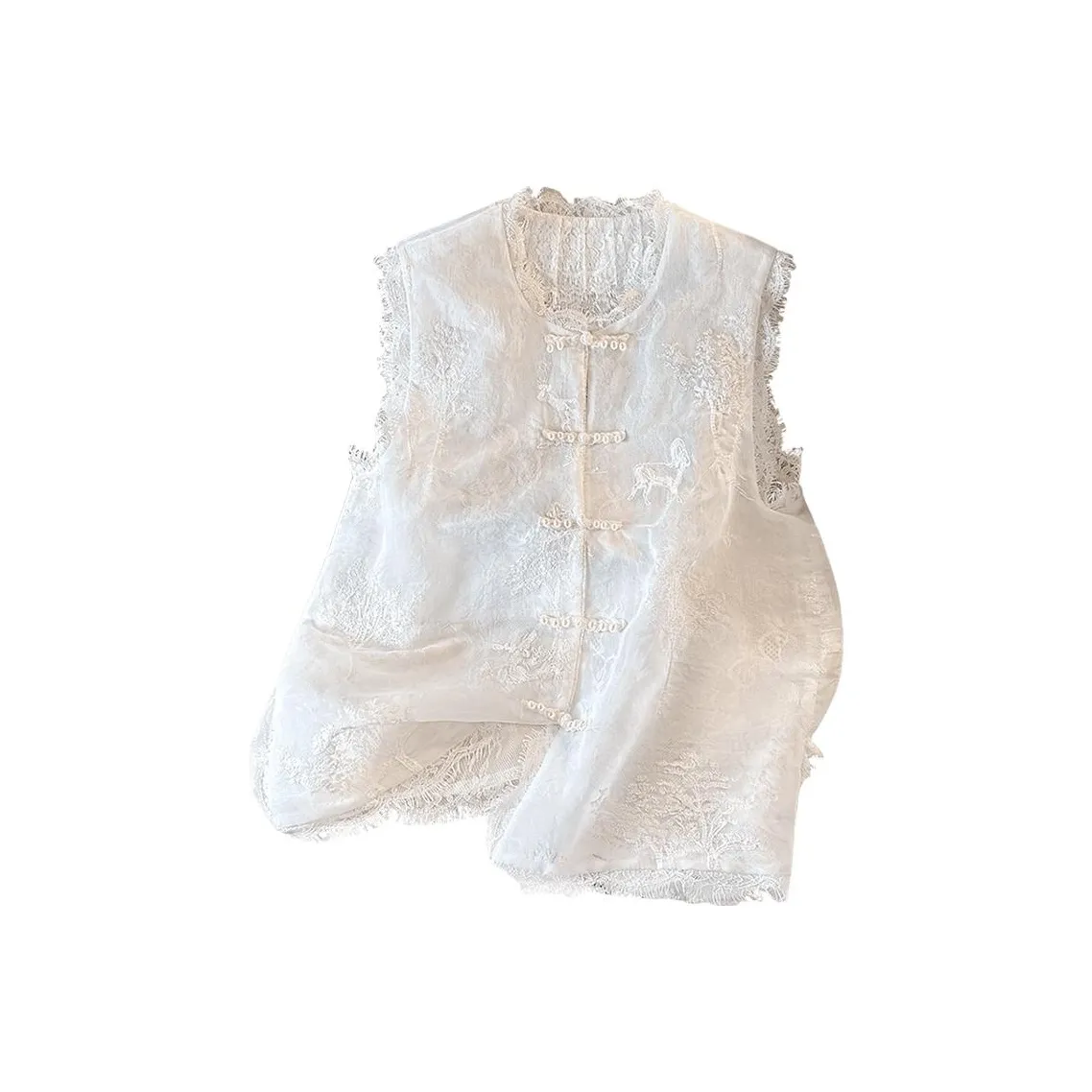 SIBAISHE Белый Женский жилет