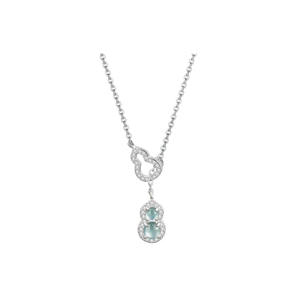 Fan Xing As Season Ice Glutinous Jadeite Necklaces Women's