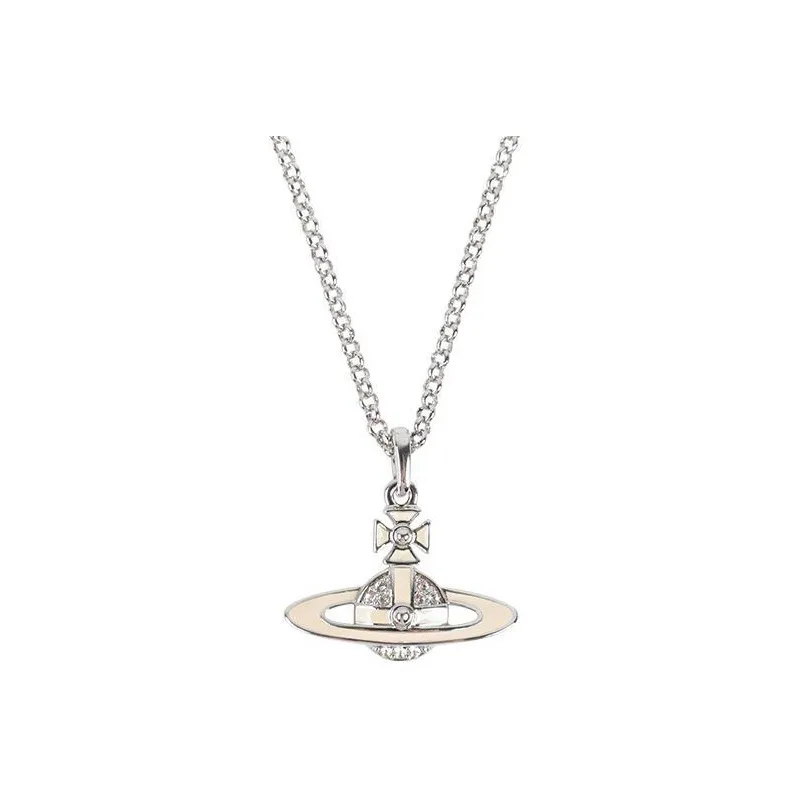 Vivienne Westwood Brass Necklaces Женские Серебристый Бежевый