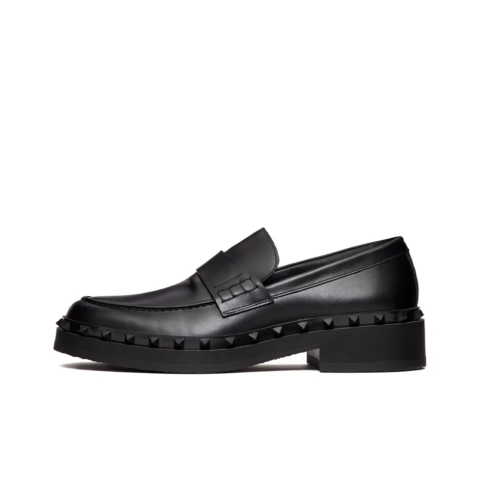 Valentino Garavani Rockstud Leather Loafers