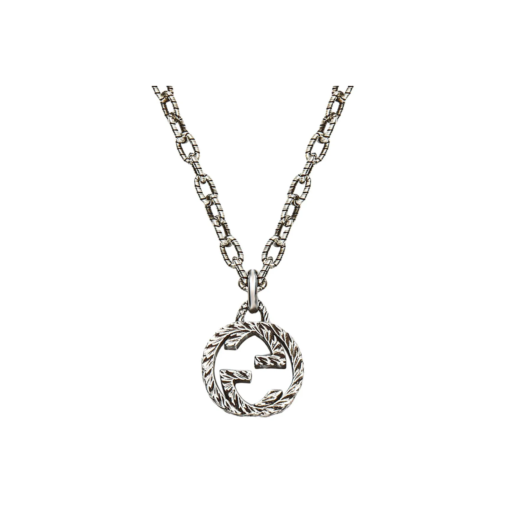 GUCCI Double G Necklace Collection 925 Silver Necklace