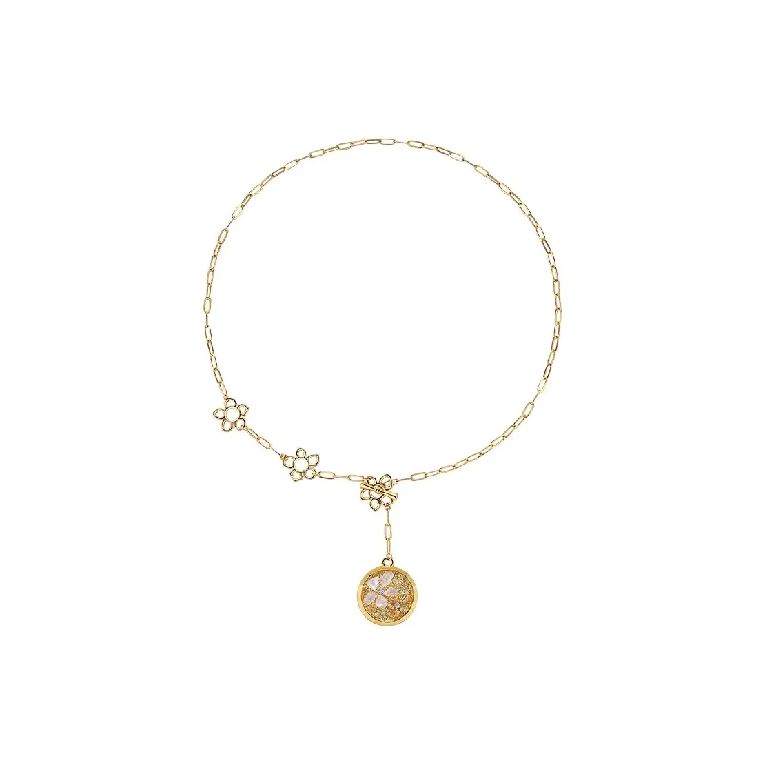 BOONEE ALUS Медный IS Покрытие из каратного золота Ожерелья Женские