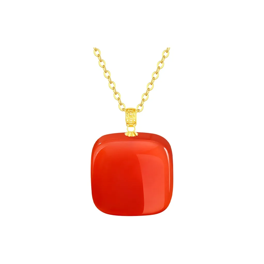 ALLOVE Agate & Chalcedony Necklaces Women's