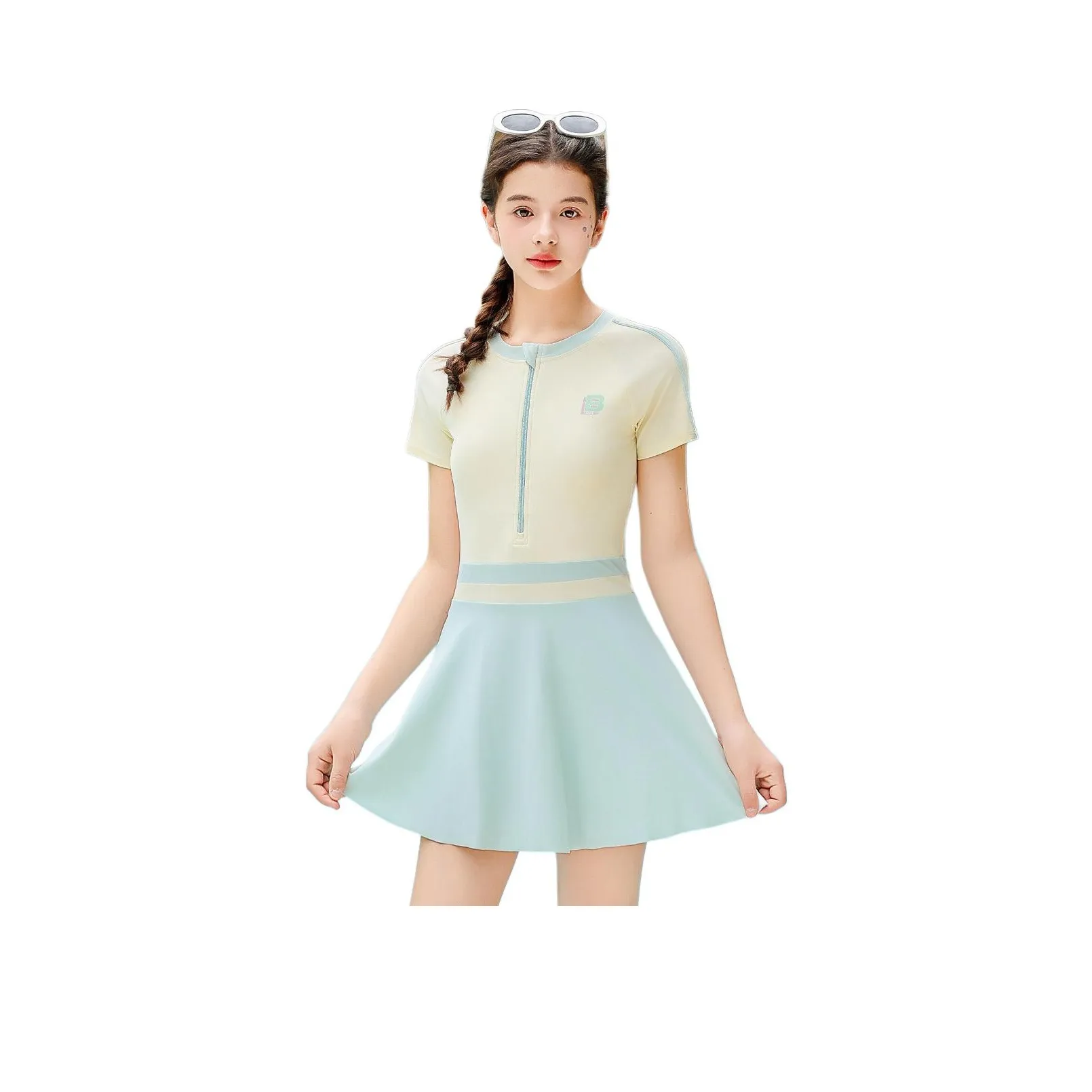 Барби Детский Купальник Синий Подростки