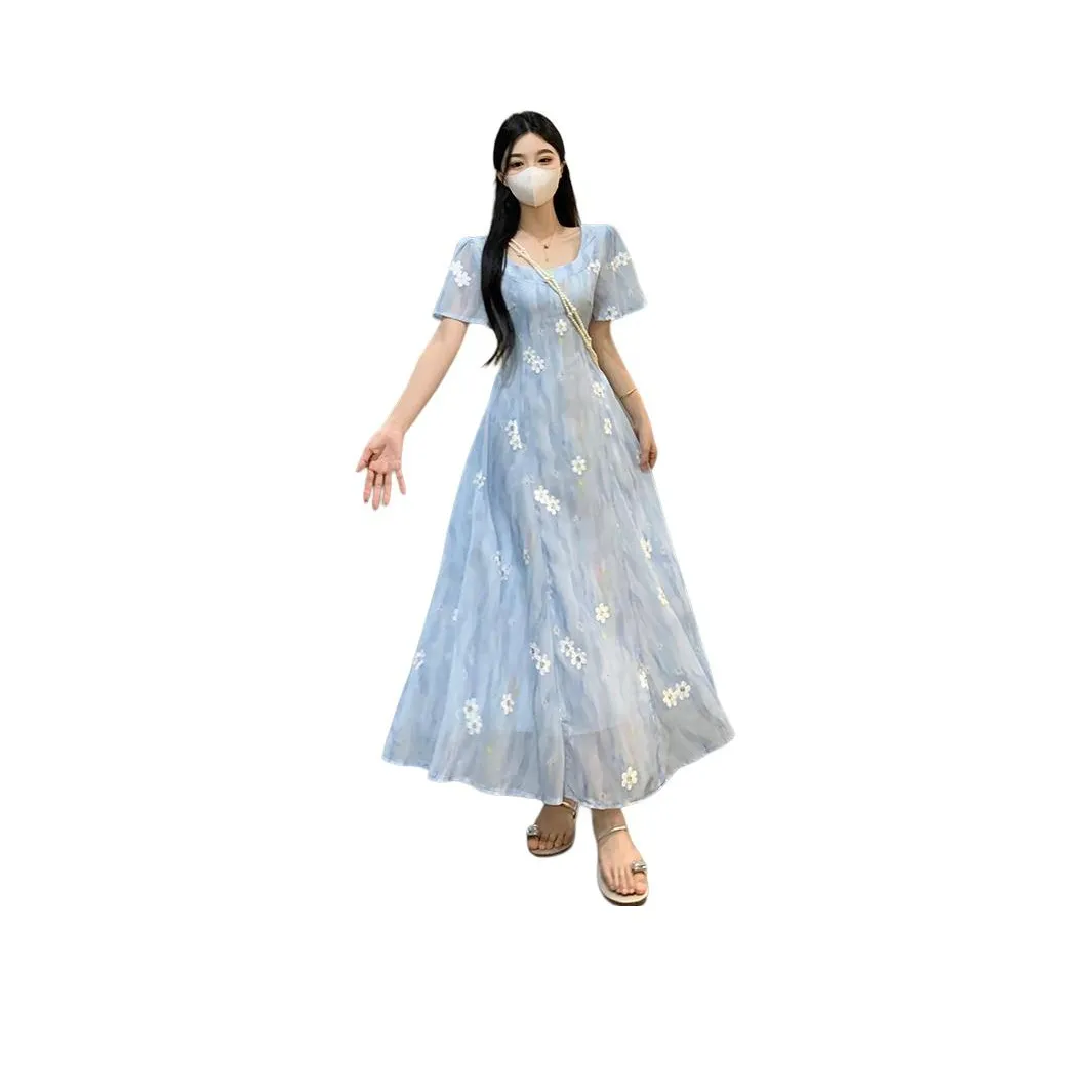 ZCDECO Синие Женские Слиплатья