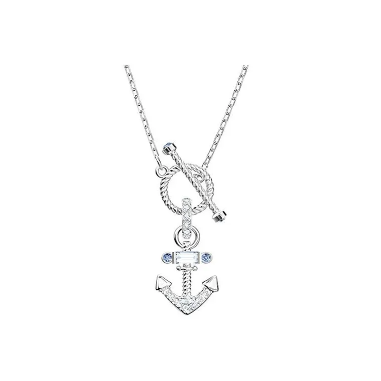 Swarovski Gold Plated Necklaces Unisex Silver