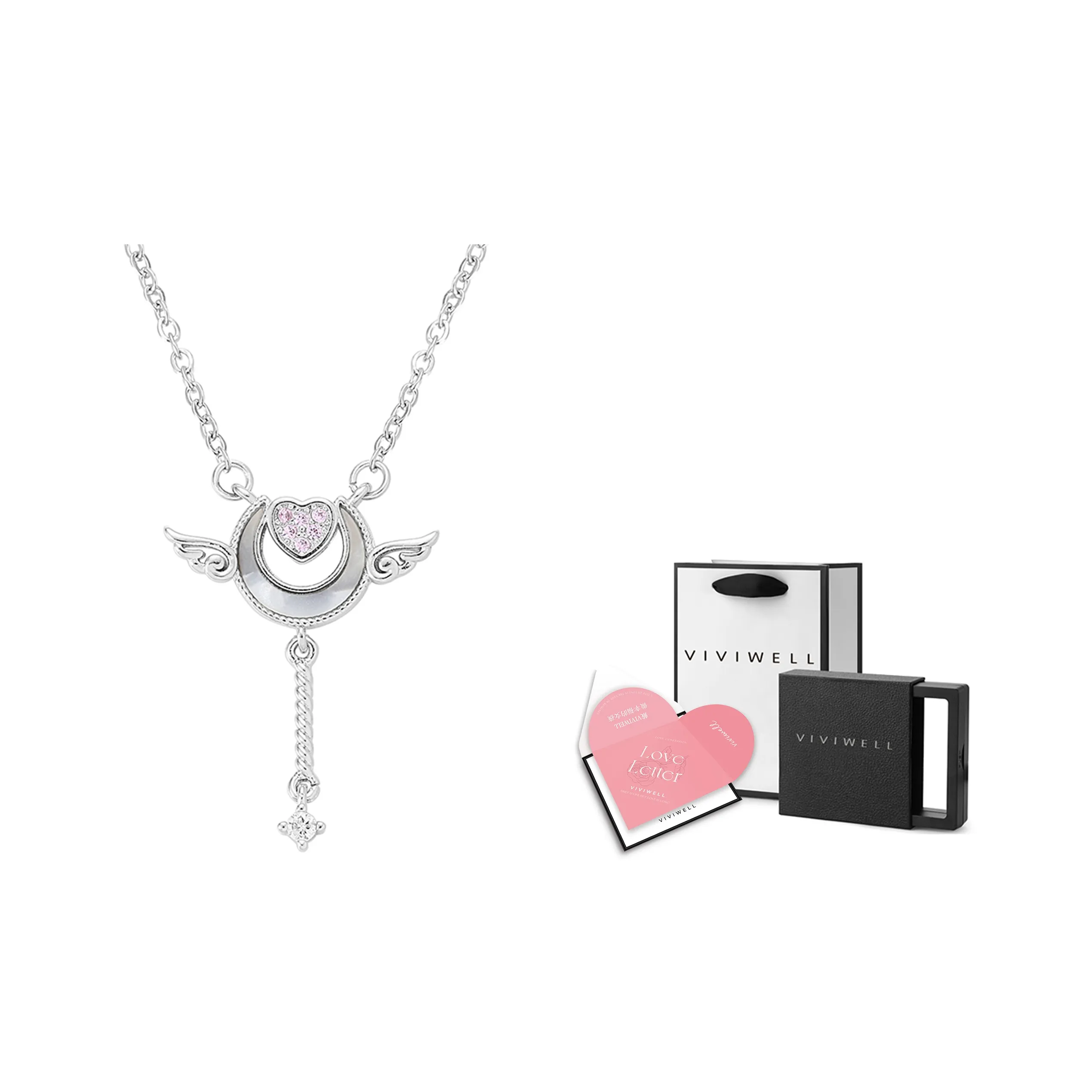 VIVIWELL Циркон Женские Ожерелья