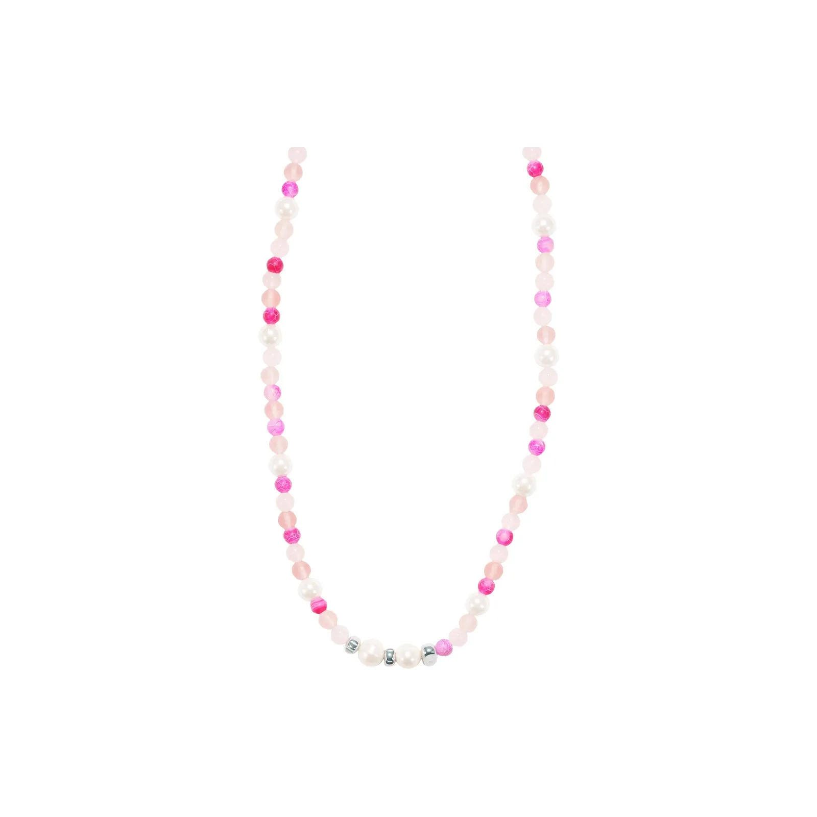 Get'em ON Shell Pearl Crushed Stone Necklaces Unisex